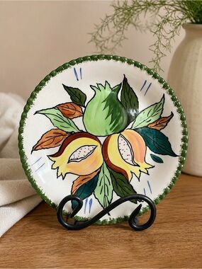 Vintage Blue Ridge Southern Potteries PV Hand Painted Fruit Salad Plate 8.25”